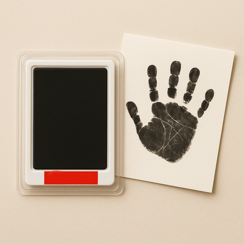 Extra large 14.5cm x 9.5cm ALL AGES Hand/Footprint Inkpad Kit
