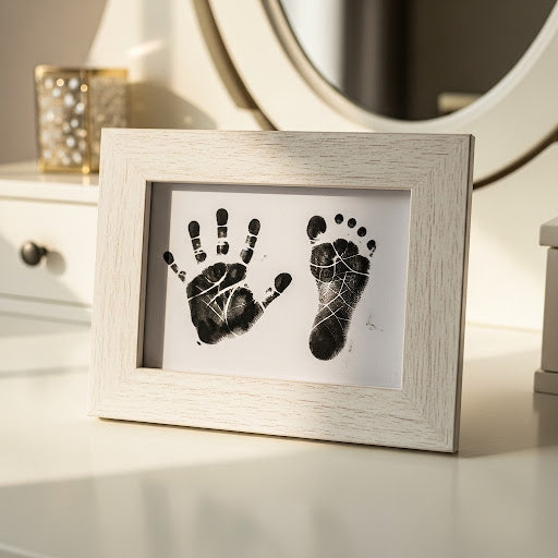 Extra large 14.5cm x 9.5cm ALL AGES Hand/Footprint Inkpad Kit
